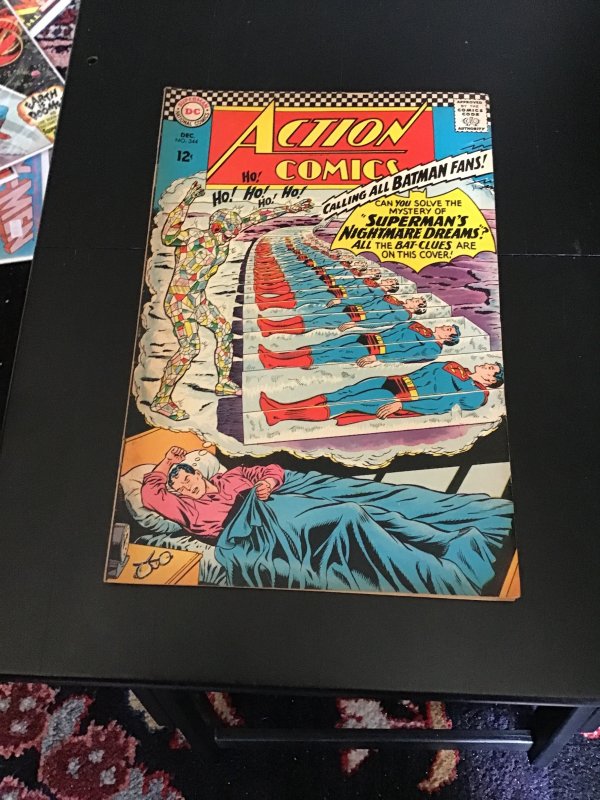 Action Comics #344 (1966)Red K Batman and Robin x-over dreams! VG/FN Wow!