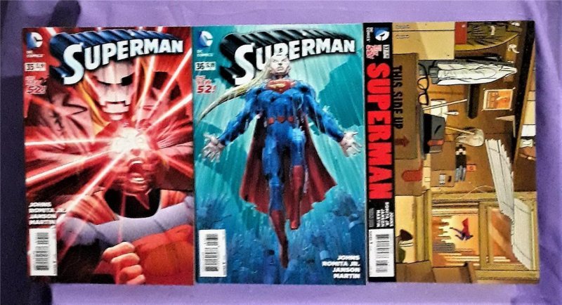 SUPERMAN #32 - 52 Annual 3 John Romita Jr Geoff Johns DC New 52 (DC 2014)