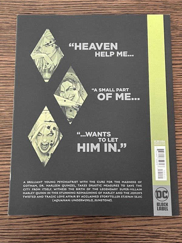 Harleen #2 (2019). NM+. Joker-c.