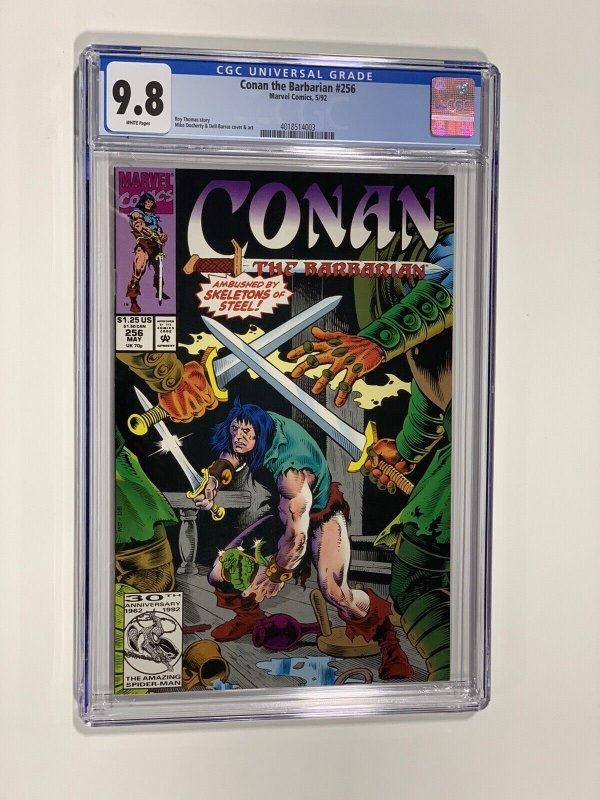 Conan the Barbarian 256 cgc 9.8 wp marvel 1992 