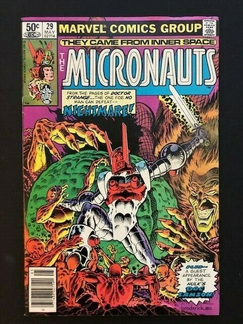 LOT of 5~MARVEL THE MICRONAUTS #25-29  1980/81 FINE/VERY FINE  (A182)