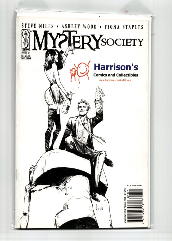 Mystery Society #1 Midtown Comics Cover (2010) Mytery Society