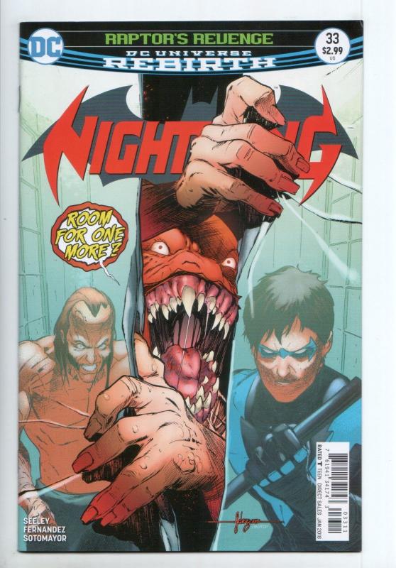 Nightwing #33 - Rebirth Main Cover (DC, 2018) - New/Unread (VF)
