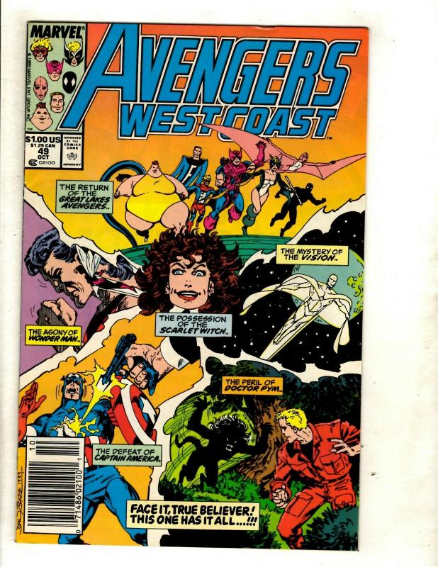 12 West Coast Avengers Marvel Comics # 26 28 29 30 33 35 41 42 44 48 49 50 WS12 