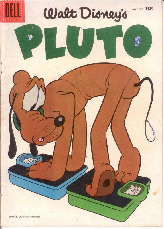 PLUTO F.C.  736 VG  1956 COMICS BOOK