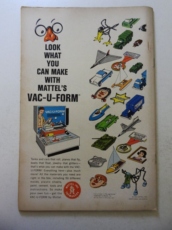 Challengers of the Unknown #50 (1966) VG+ Condition moisture stain on spine