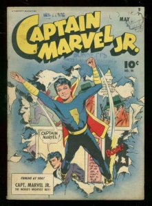 CAPTAIN MARVEL JR #30 1945-FAWCETT COMICS-MAC RABOY CVR FN- 