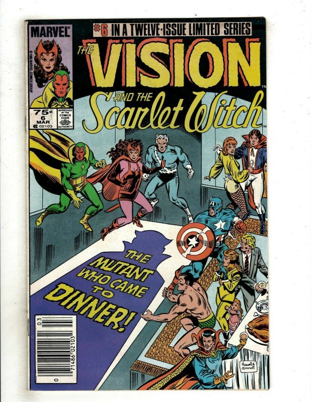 Lot Of 8 Vision & Scarlet Witch Marvel Comic Books # 1 2 3 4 5 6 (2) 8 OF45 