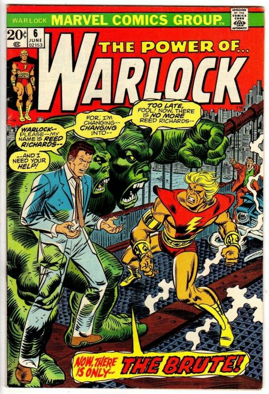 WARLOCK  (1972) 6  VERY GOOD - FINE  June 1973