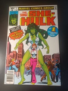 Savage She-Hulk #1 NM- 1st She-Hulk Newsstand Marvel Comic c213