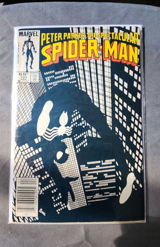 The Spectacular Spider-Man #101 Newsstand Edition (1985) VG
