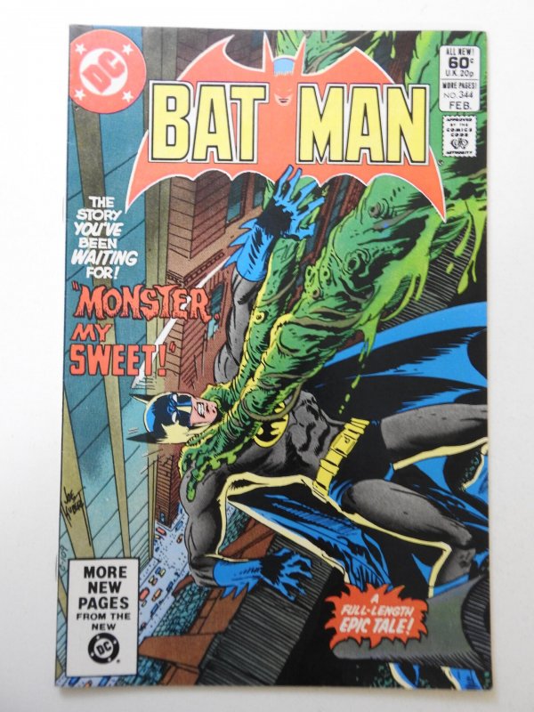 Batman #344 Direct Edition (1982) VF Condition!