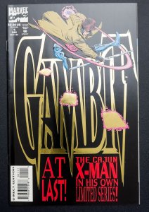 Gambit #1 (1993) [Embossed/Foil Cvr]  KEY - VF