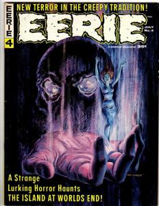 EERIE 4 VG-F  July 1966 MORROW CVR - DITKO,ORLANDO,COLR