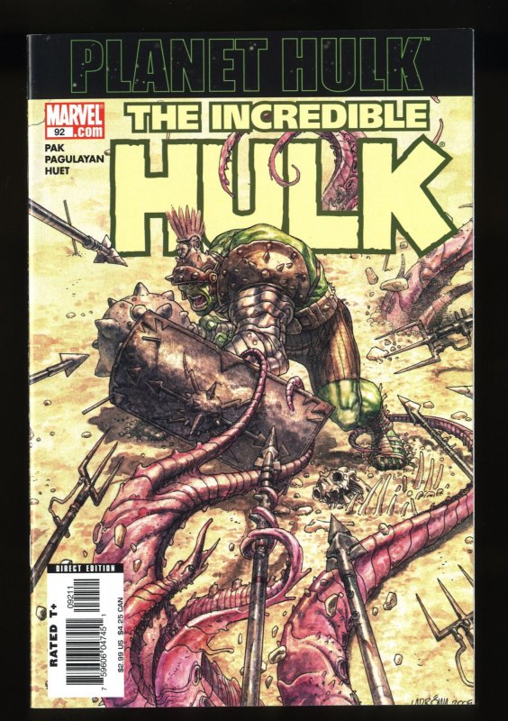 Incredible Hulk #92 Planet Hulk Begins!