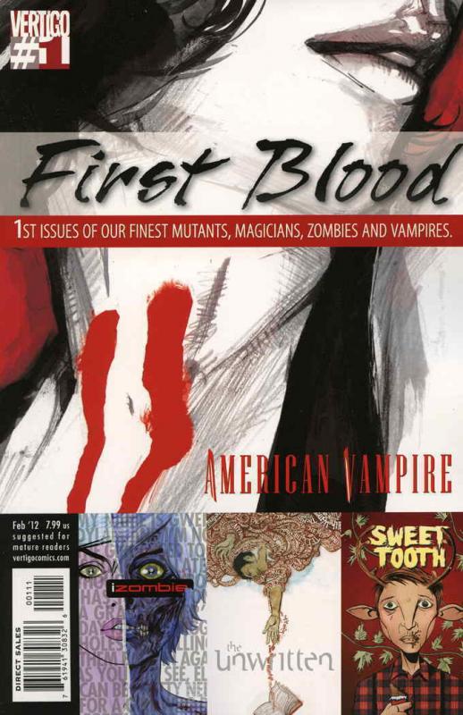 Vertigo: First Blood #1 VF/NM; DC/Vertigo | includes story from Sweet Tooth #1