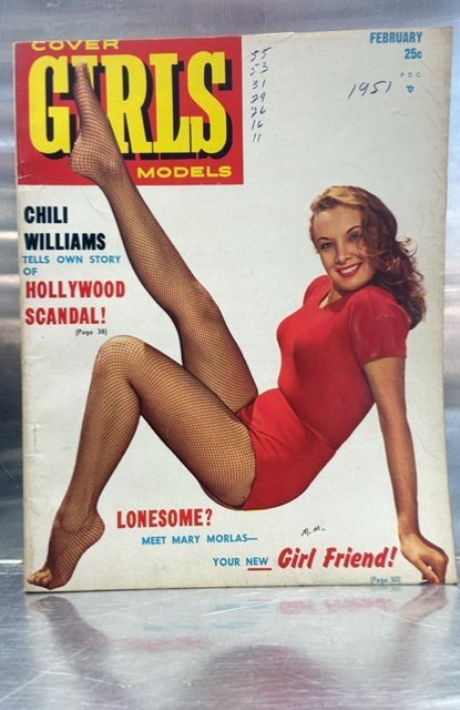 Cover Girls Models February 1951