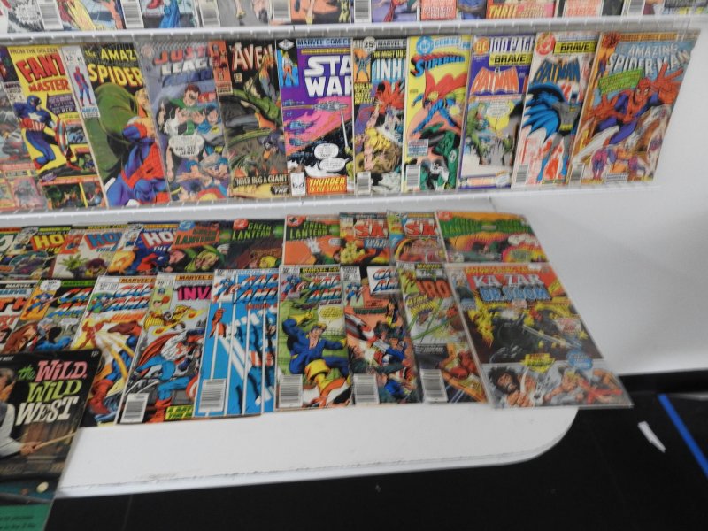 Huge Lot Silver/Bronze Comics W/Hulk, Spider-Man, Batman, Fantastic Four, DD+