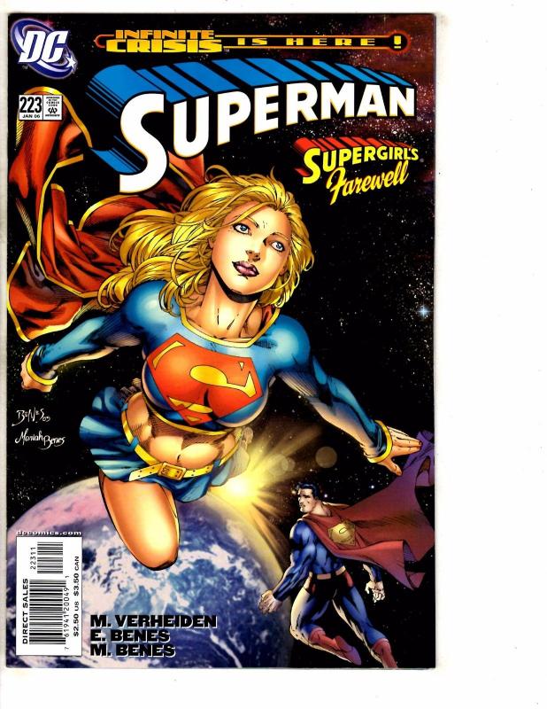 Lot Of 6 DC Comics Adventures 500 + Superman 223 + Supergirl 9 10 36 37 J258