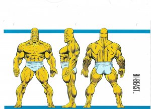 Official Handbook of the Marvel Universe Sheet - Bi-Beast