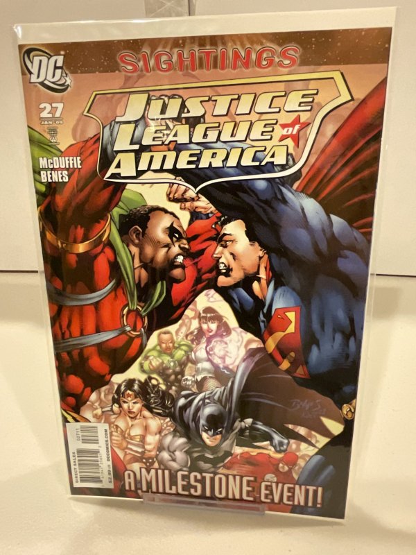 Justice League of America #27  2009  9.0 (our highest grade)  Milestone!