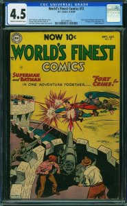 World's Finest Comics #72 (1954) CGC 4.5 VG+