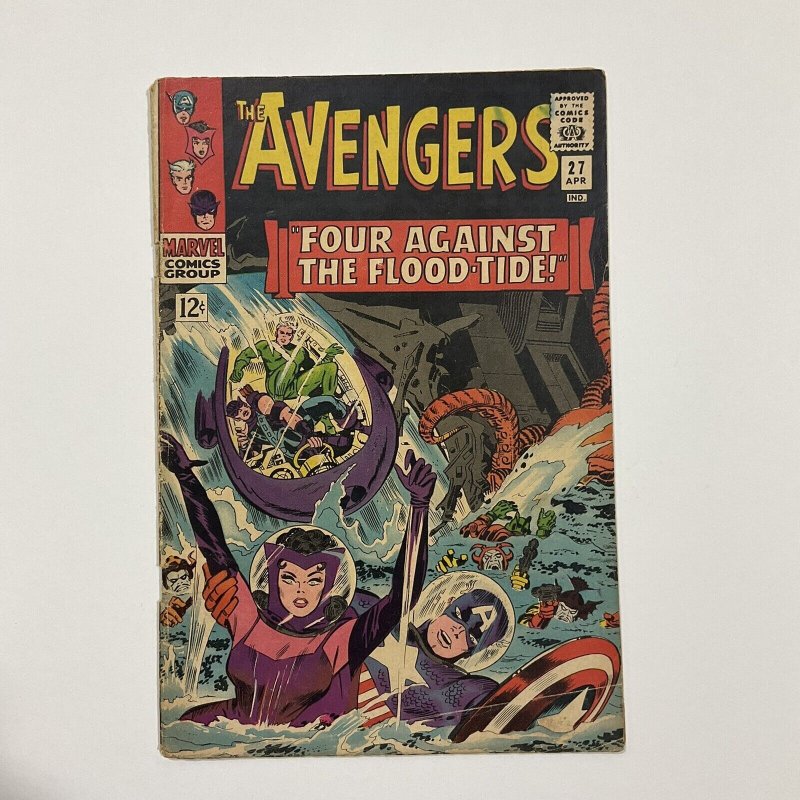 Avengers 27 Very Good Vg 4.0 Marvel 1966