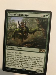 GARRUK’S HARBINGER : Magic the Gathering MTG card; Core 2021, Rare, NM
