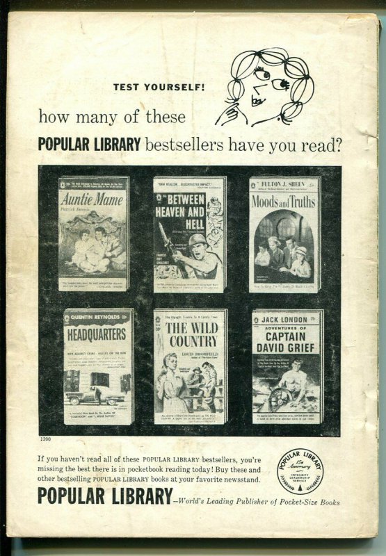 Wonder Stories 1957-Bradbury-MacDonald-Clarke-Vonnegut-pulp sci-fi-VG