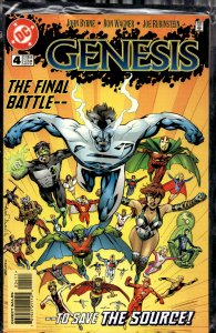 Genesis #4 (1997) Superman Blue