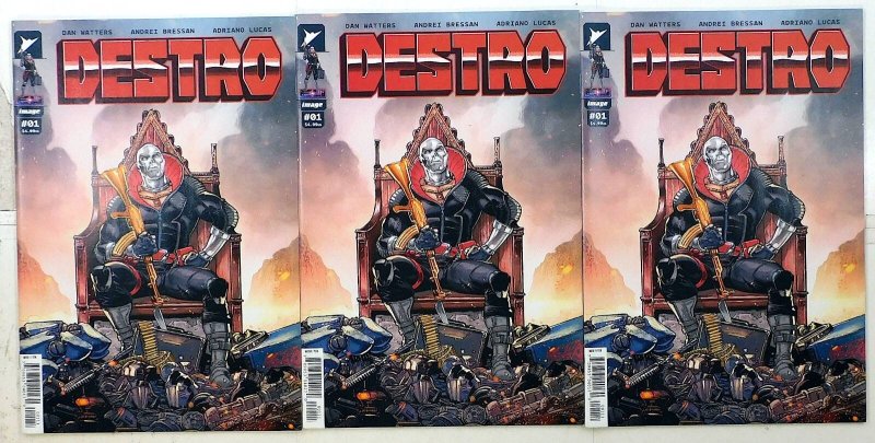 Destro Lot of 3 #1 x3 (2024) Image Comics G.I. Joe 1st Print Comic Books