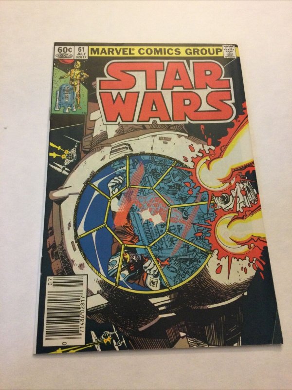 Star Wars 61 Vf- Very Fine- 7.5 Newsstand Edition Marvel Comics