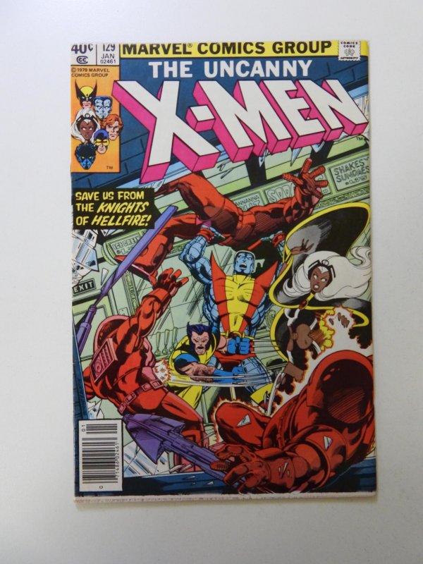 Uncanny X-Men #129 1st appearance of Kitty Pryde and Emma Frost FN- condition