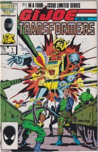 GI JOE AND THE TRANSFORMERS 1-4 COMPLETE SET