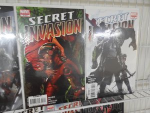 Secret Invasion #1-8 Complete Set! + Dark Reign One-Shot! Avg NM- Condition!