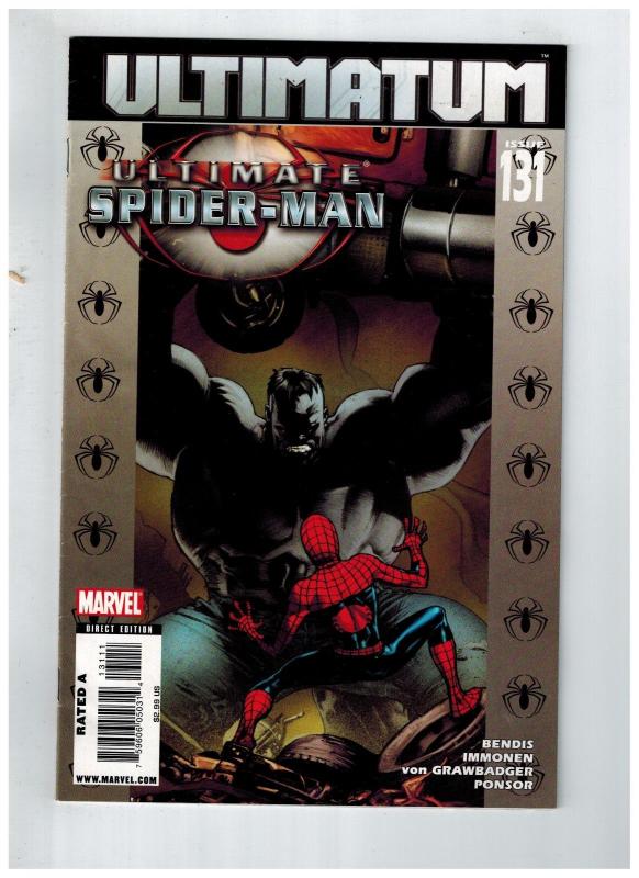 Ultimate Spider-Man # 131 VF Marvel Comic Book Brian Bendis Hulk Avengers S75
