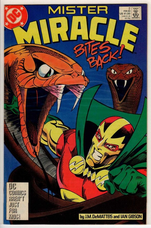 Mister Miracle #2 Direct Edition (1989) 8.5 VF+