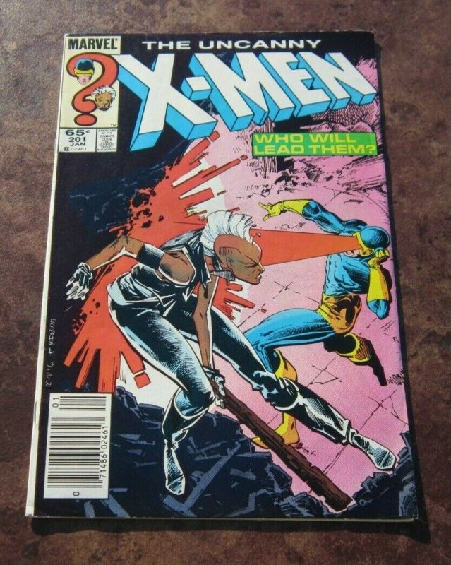 The Uncanny X-Men #201 FN- Marvel Comic Book 1st Appearance of Cable