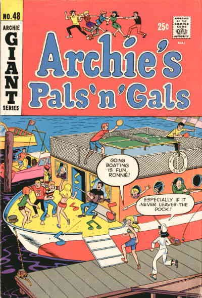 Archie's Pals 'n Gals #48 VG ; Archie | low grade comic October 1968 Giant Serie