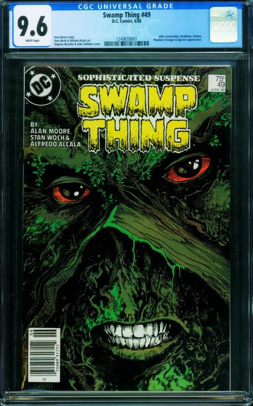 SWAMP THING #49 CGC 9.6 1986-Justice League Dark- 1240659001