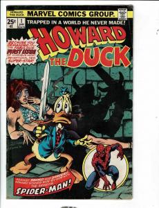 Howard The Duck # 1 FN Marvel Comic Book Red Sonja Kull Conan Barbarian J289