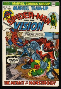 Marvel Team-up #5 NM- 9.2 Spider-Man Vision! 1st Appearance Monstroid!