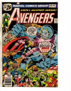 4 Avengers Marvel Comic Books # 149 150 151 152 FN Range Thor Hulk Iron Man J272