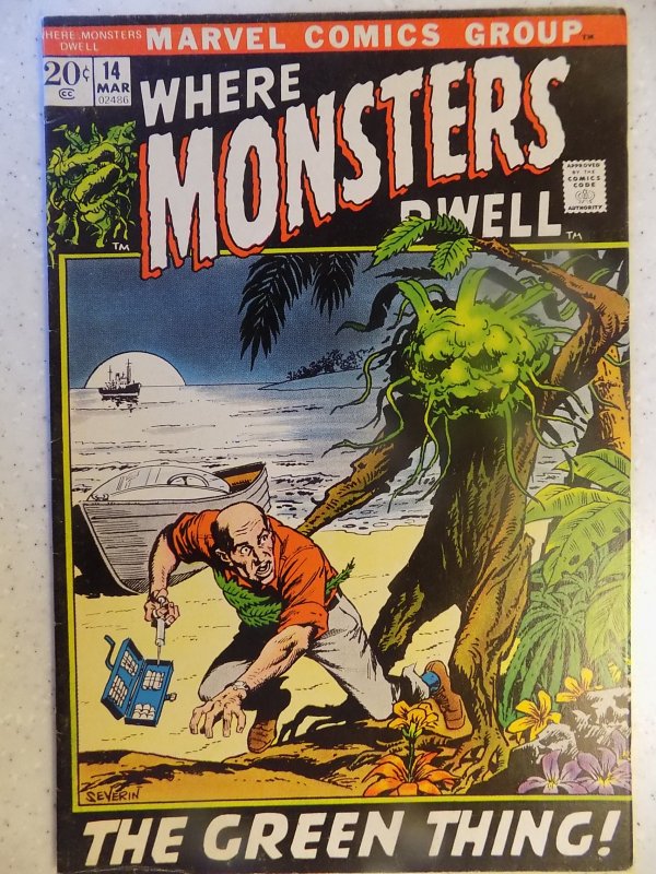 WHERE MONSTERS DWELL # 14 SEVERIN ART