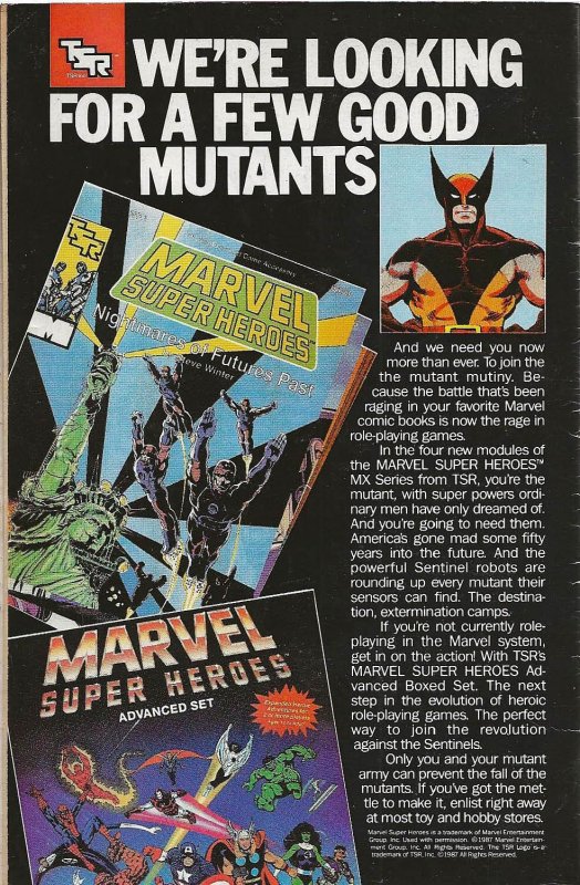 The New Mutants #61 Direct Edition (1989) - VF/NM