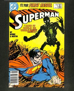 Superman (1987) #1 Newsstand Variant