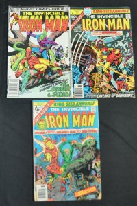 IRON MAN 80'S MICHELINIE, LAYTON, ROMITA JR. INCLUDES ANNUAL 3+4 VG/F 