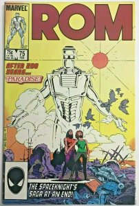 ROM#75 VF/NM 1986 FINAL ISSUE MARVEL COMICS 