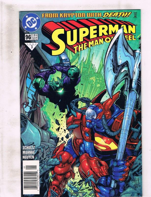 5 Superman Man Of Steel DC Comic Books # 78 79 96 97 103 RC6