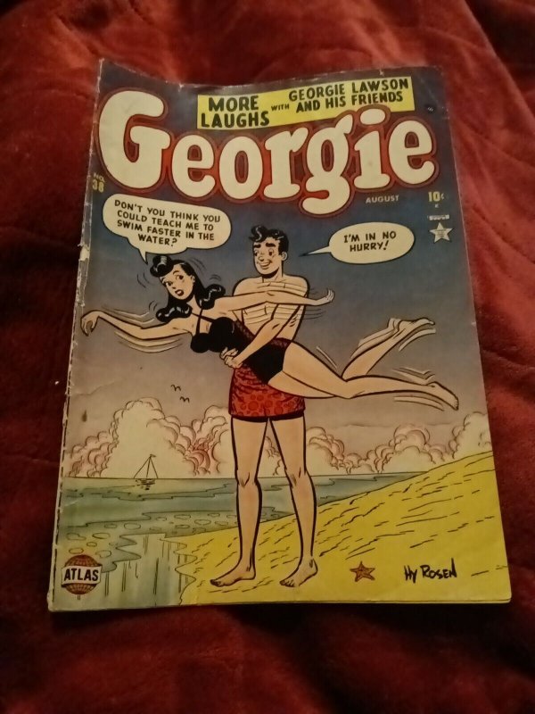 Georgie Comics #38 Golden Age 1952 Atlas timely marvel comics good girl art gga